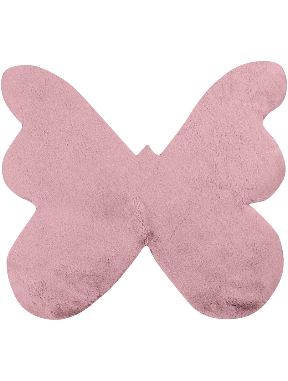 Παιδικό Χαλί FUZZY PINK BUTTERFLY